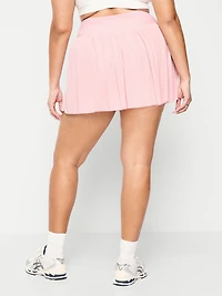 High-Waisted Mesh Skort