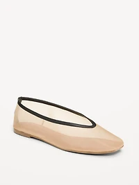 Mesh Ballet Flats for Women