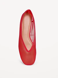 Mesh Ballet Flats for Women