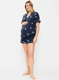 Maternity Classic Pajama Short Set