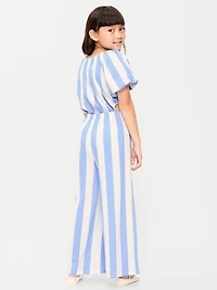 Fit and Flare Side-Cutout Jumpsuit for Girls