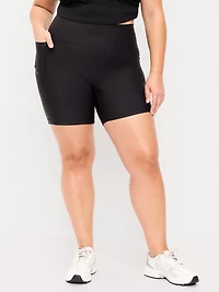Extra-High Waisted PowerSoft Boundless Pocket Biker Shorts- 6-inch inseam