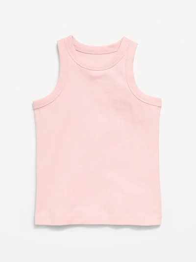Fitted Ribbed Tank Top for Girls
