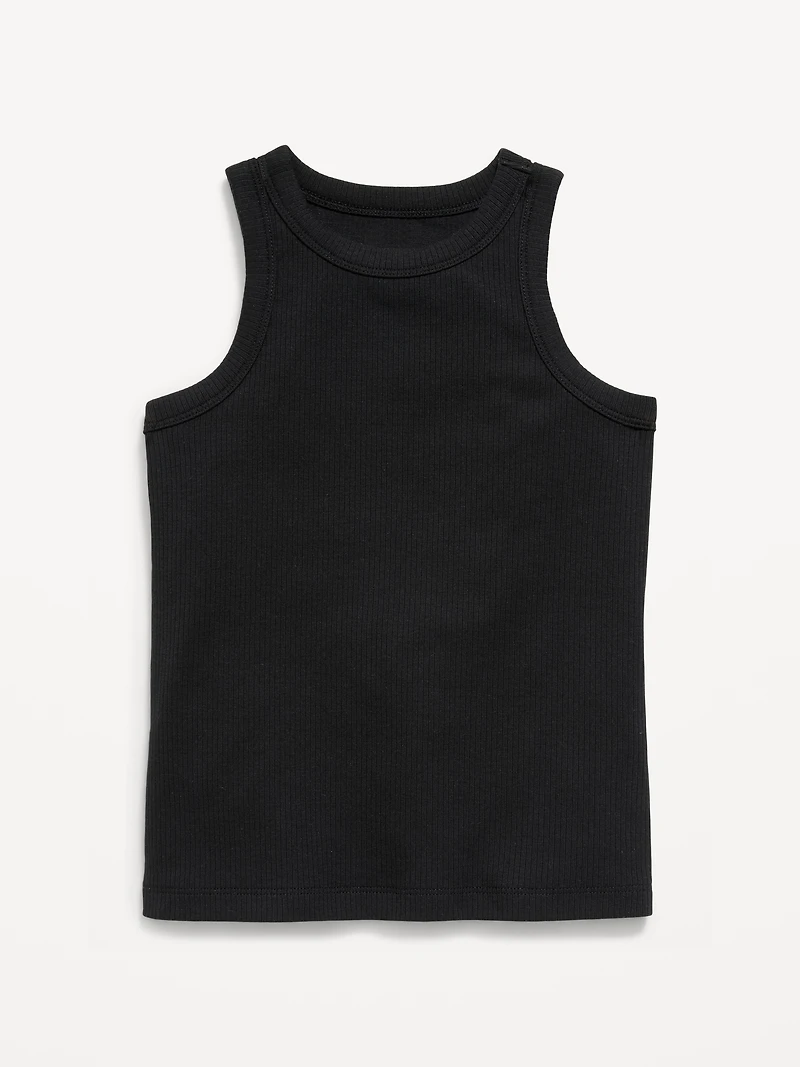 Fitted Ribbed Tank Top for Girls