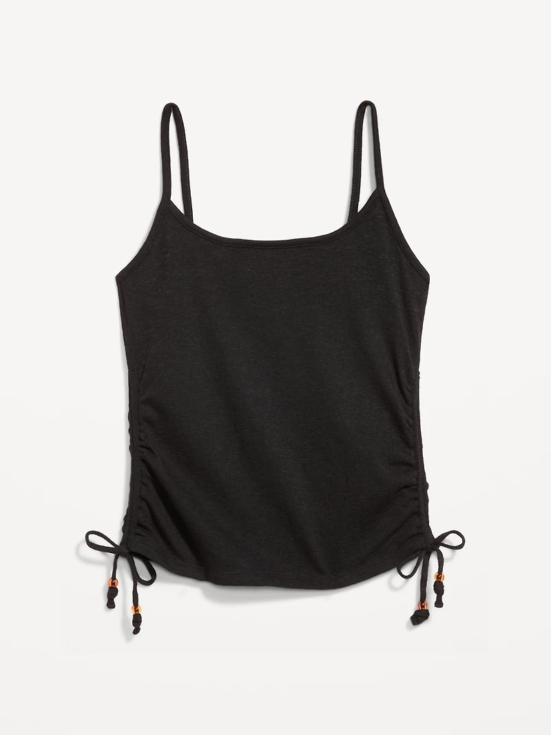 Shirred Side Cami Tank Top