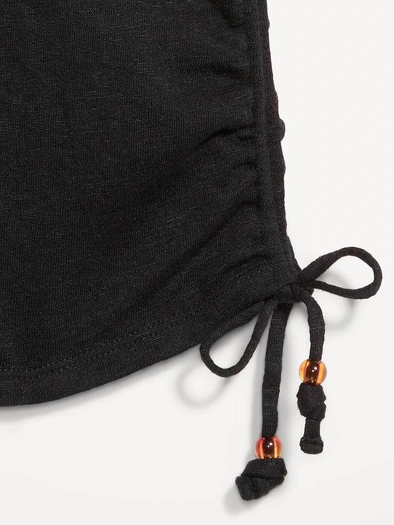 Shirred Side Cami Tank Top