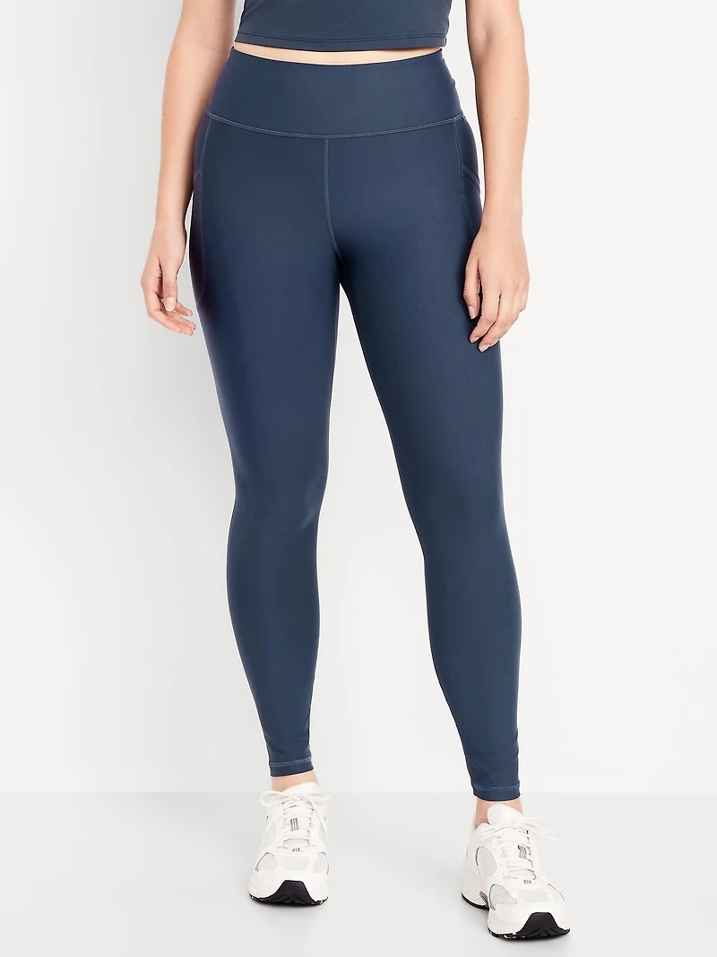 High-Waisted PowerSoft 7/8 Pocket Leggings