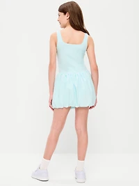 PowerSoft Sleeveless Bubble Athletic Dress for Girls