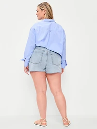 High-Waisted OG Cut-Off Jean Shorts - 4-inch inseam