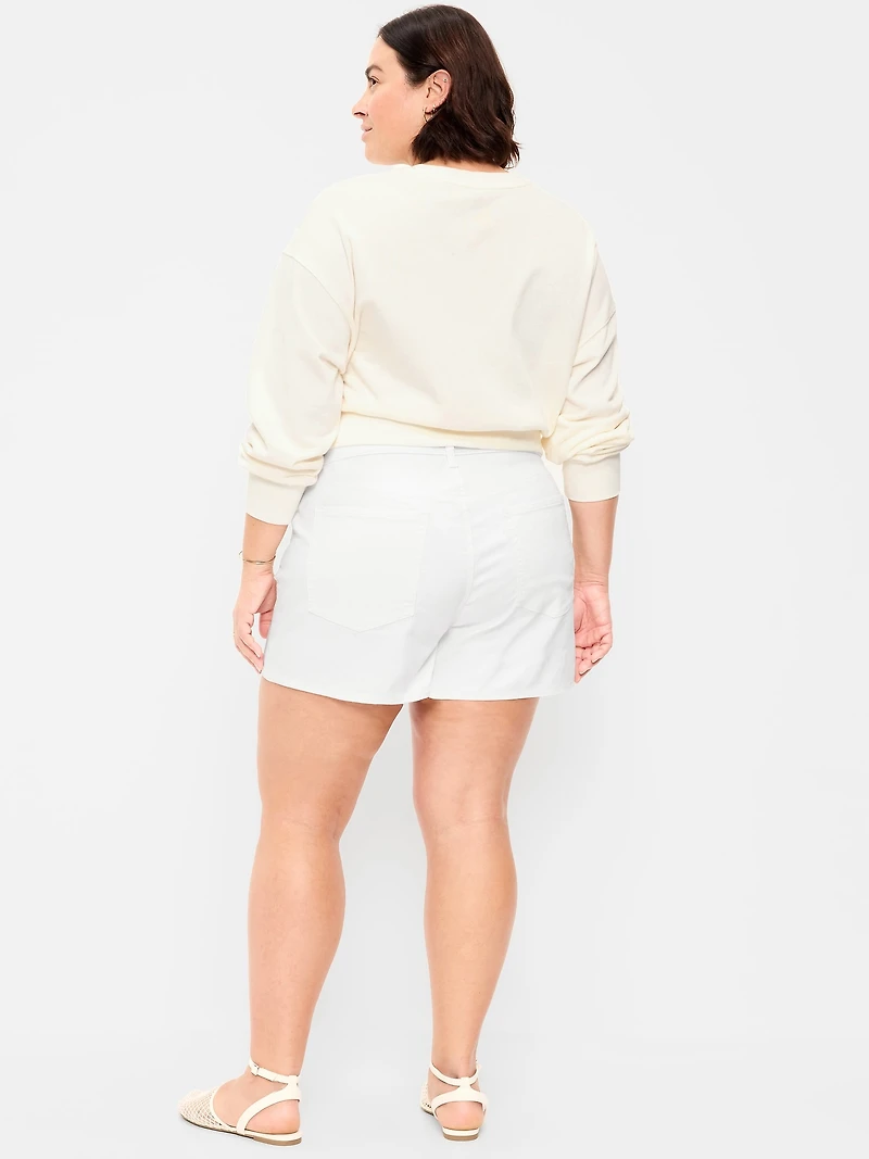 High-Waisted Wow Jean Shorts - 4-inch inseam