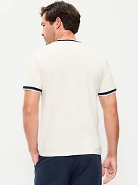 Crew-Neck Pique T-Shirt