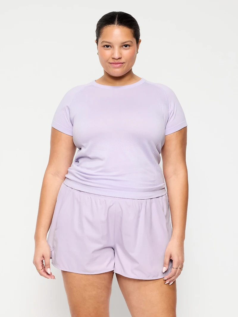 Fluid Seamless Fitted T-Shirt