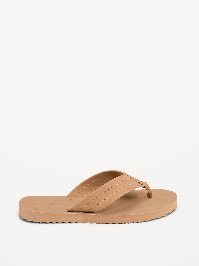 Faux-Suede Flip-Flop Sandals for Boys