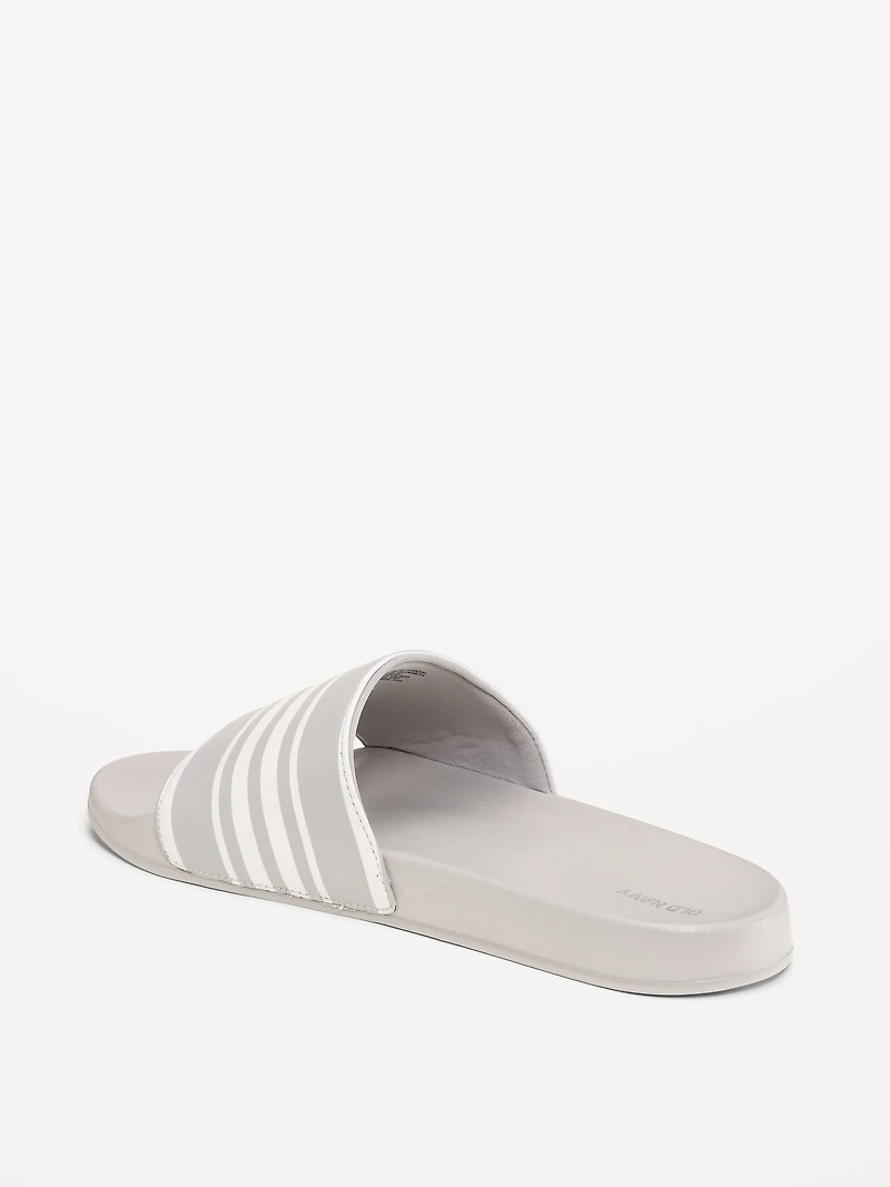 Faux-Leather Slide Sandals for Men (Partially Plant-Based