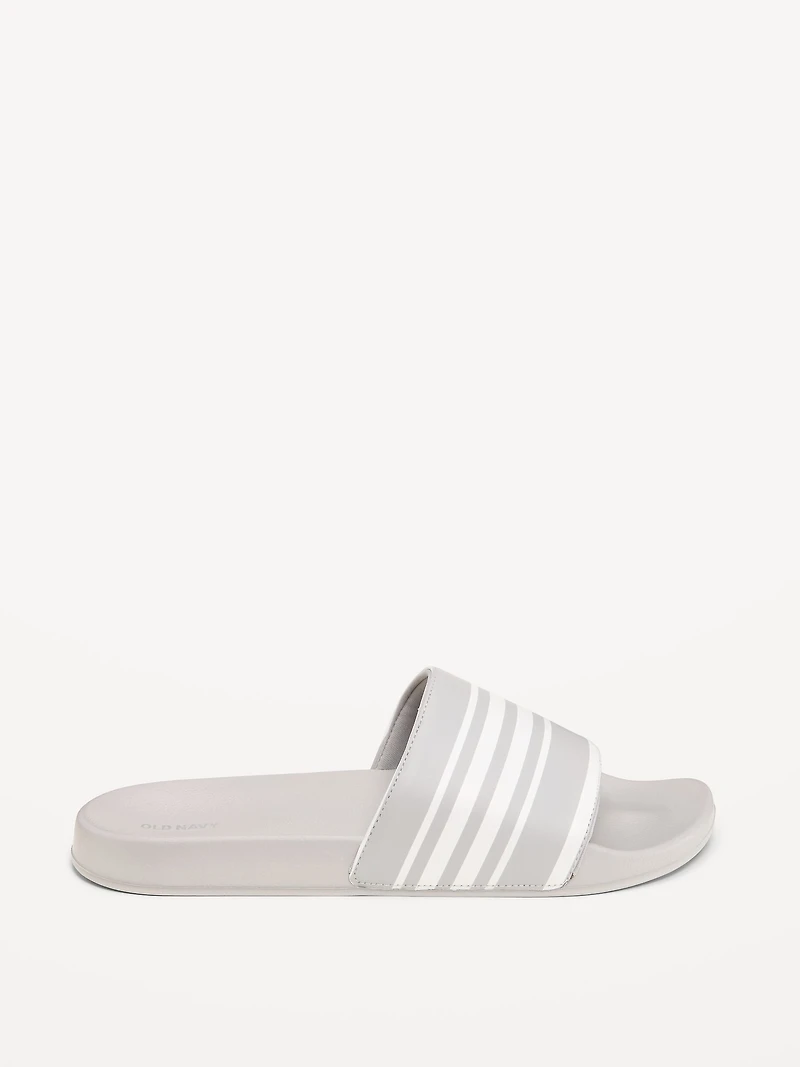 Faux-Leather Slide Sandals for Men (Partially Plant-Based
