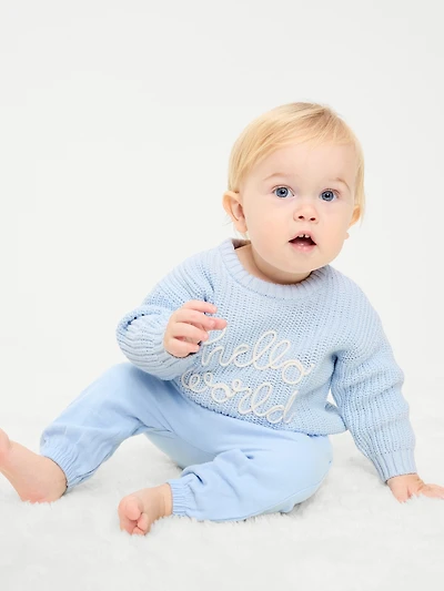 Unisex Loose Sweater for Baby