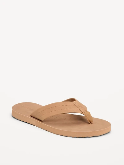 Faux-Suede Flip-Flop Sandals for Boys