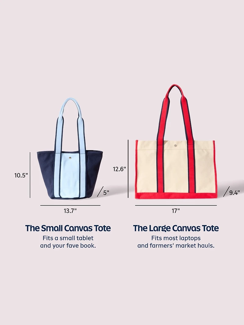 Small Canvas Tote Bag