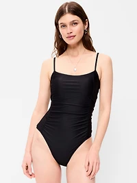 Ruched One-Piece Swimsuit