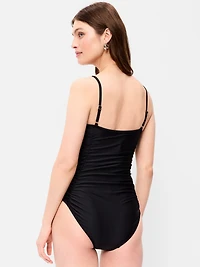 Ruched One-Piece Swimsuit