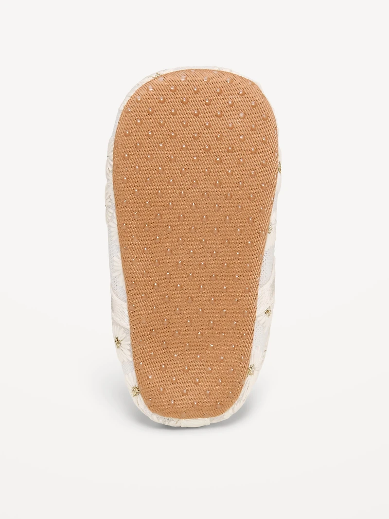 Mesh Floral Ballet Flats for Baby