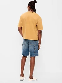 Baggy Tech Carpenter Jean Shorts- 10-inch inseam