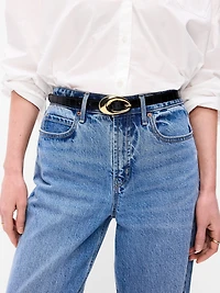 Sculptural Buckle Belt