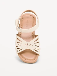 Faux-Leather Sandals for Toddler Girls