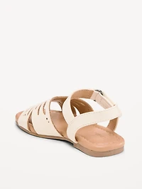 Faux-Leather Sandals for Toddler Girls