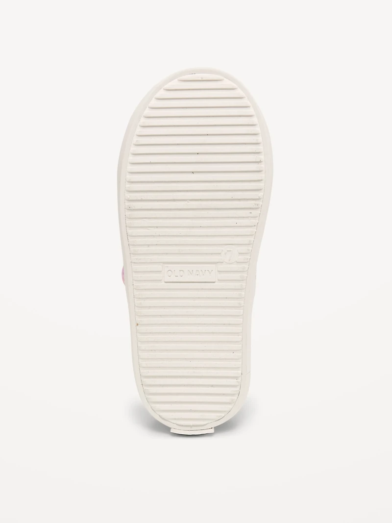 Shiny Faux-Leather Mary Jane Sneakers for Toddler Girls