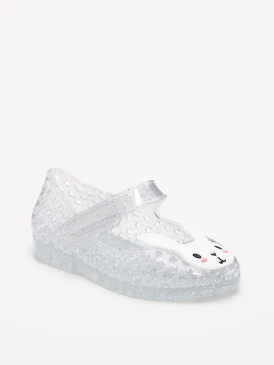 Jelly Mary-Jane Flats for Toddler Girls