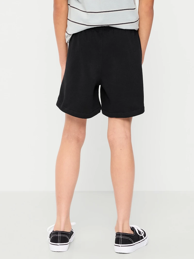 Above Knee Fleece Jogger Shorts for Boys