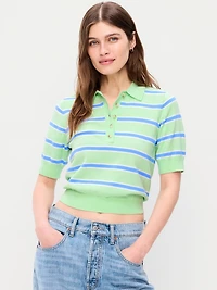 SoSoft Lite Short-Sleeve Cropped Polo