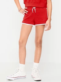 Dolphin-Hem Terry Shorts for Girls