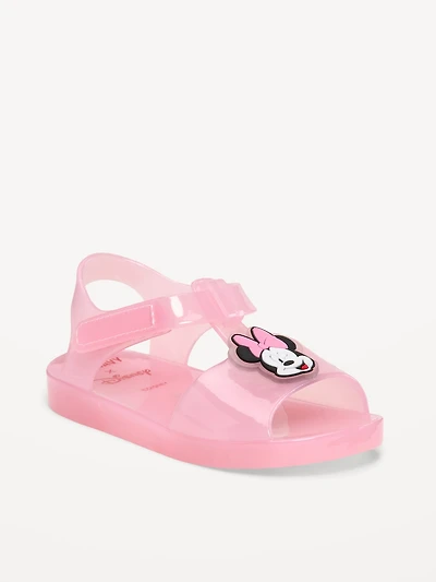 Disney© Minnie Mouse Jelly T-Strap Sandals for Toddler Girls