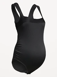 Maternity Structured One-Piece Swimsuit