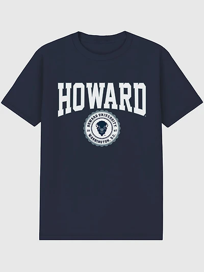 Howard University Collegiate Graphic T-Shirt for Men