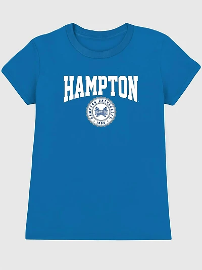 Hampton University Collegiate Graphic T-Shirt for Women