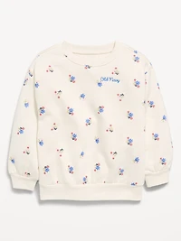 Long-Sleeve Logo-Graphic Sweatshirt for Toddler Girls