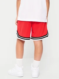 Knee Length Mesh Basketball Shorts for Boys