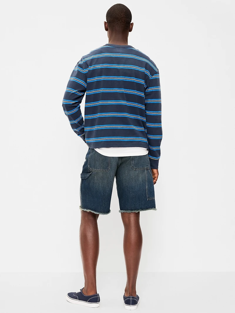 Baggy Carpenter Jean Shorts- 10-inch inseam