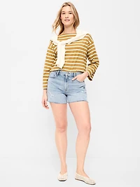 High-Waisted OG Cut-Off Jean Shorts - 4-inch inseam