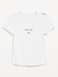 Old Navy x The Devil Wears Prada Snug Crop T-Shirt