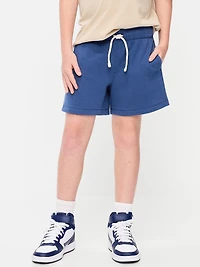 Above Knee Fleece Jogger Shorts for Boys