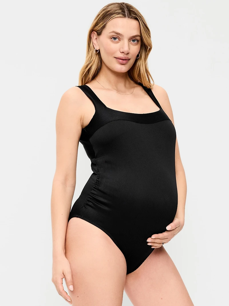 Maternity Structured One-Piece Swimsuit