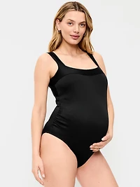 Maternity Structured One-Piece Swimsuit