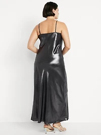 Shine Satin Maxi Dress