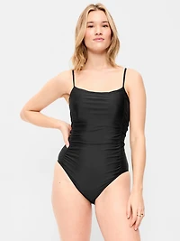 Ruched One-Piece Swimsuit