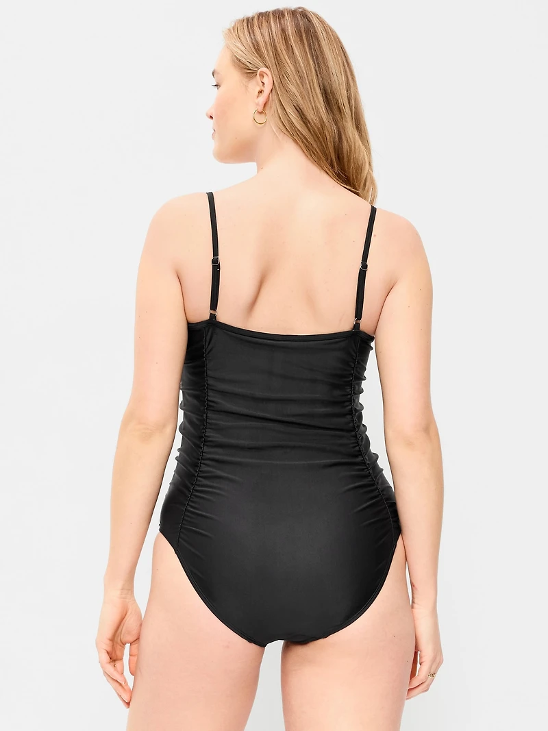 Ruched One-Piece Swimsuit