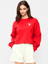 Dynamic Fleece Oversized Crop Sweatshirt